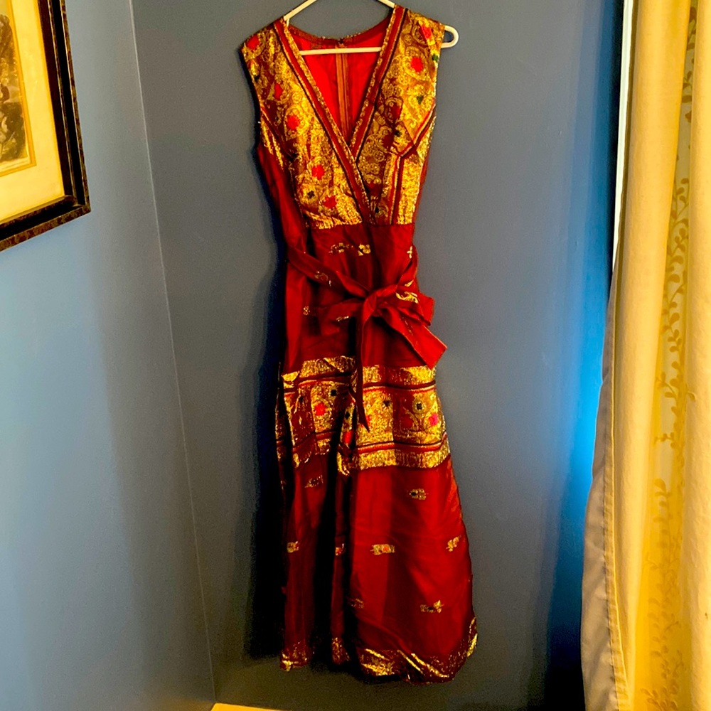 Vintage Georgie Keyloun Pants Suit Dress - Large